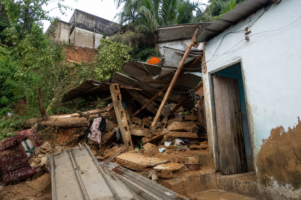 Inondations Côte d'Ivoire Abidjan : quartiers submergés, saison des pluies